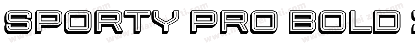 Sporty Pro Bold XP字体转换